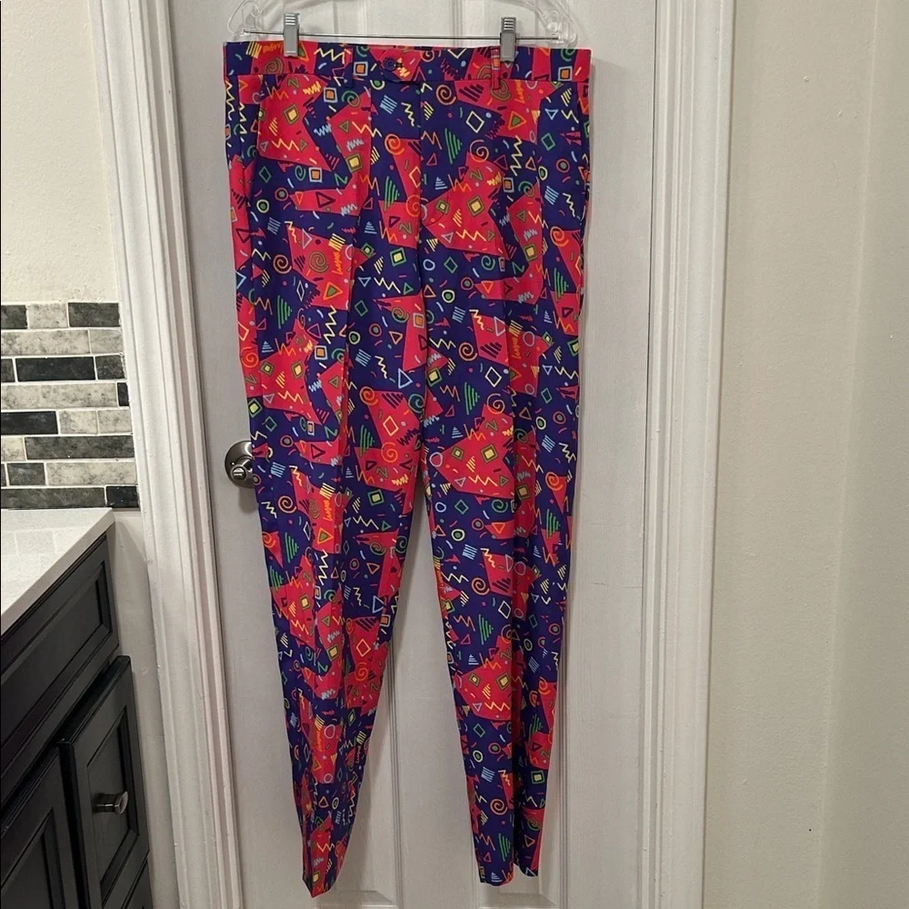 OppoSuits Men's The Fresh Prince Carnival Pants US Size 44 (See measurements)